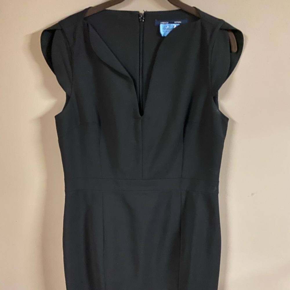 Black dress with beautiful neckline
